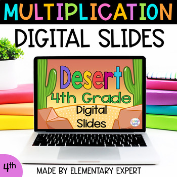 Preview of Digital Resources 4th Multiplication Strategies Activities 