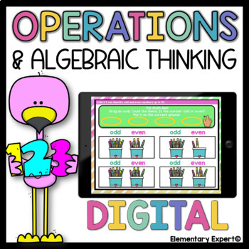 Preview of Digital Resources Operations and Algebraic Thinking Activities 