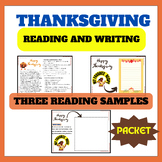 Digital Resources & Print Thanksgiving Activities - Readin