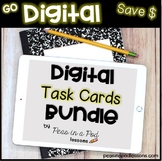 Digital Resources Task Cards for ELA Math Google Forms Rea