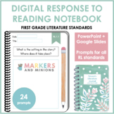 Digital Response to Reading Notebook (First Grade, Literat