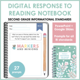 Digital Response to Reading Notebook (Second Grade, Inform