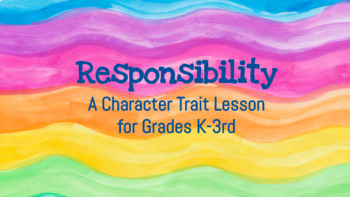 Preview of Digital Responsibility Character Trait Lesson for K-3rd