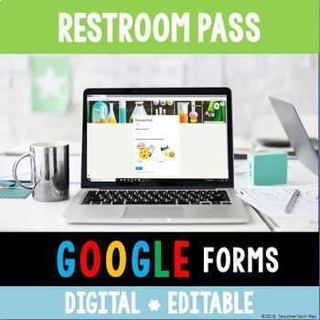 Preview of Digital Restroom Pass (Google Forms)