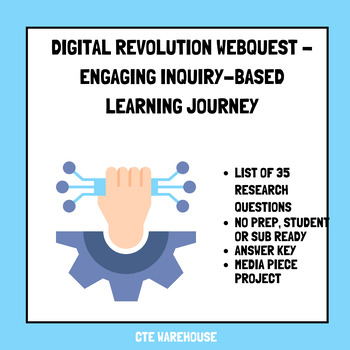 Preview of Digital Revolution WebQuest - Engaging Inquiry-Based Learning Journey