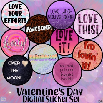 Valentine's Day Sticker Set