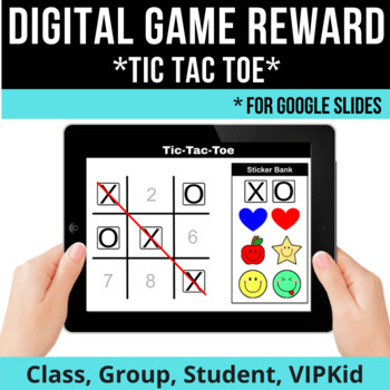Preview of Digital Reward Tic Tac Toe Game for Class, Groups, Teams Google Slides