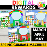 Digital Rewards Gumball Machines SPRING Months Saint Patri
