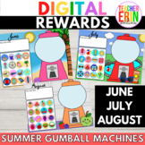 Digital Rewards Gumball Machines SUMMER Months - Beach, Sw