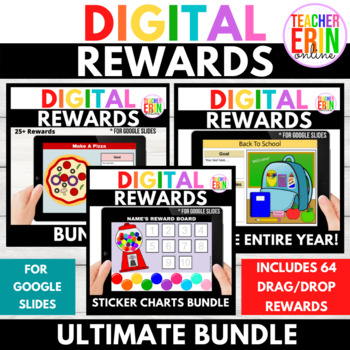 Preview of Digital Rewards Ultimate Bundle | 64 Interactive Incentives for Google Slides