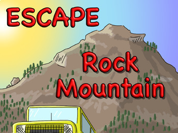 Preview of Digital Rock Cycle Escape Room - Science Review Game - Escape Rock Mountain