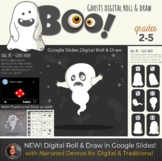 Digital Roll and Draw Ghosts Game - Google Slides Interact