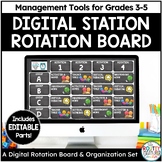 Digital Center Rotation Boards | Math Stations Display and