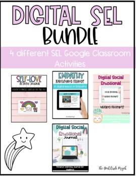 Preview of Digital SEL Lesson Bundle - Distance Learning