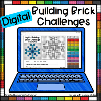 Preview of Digital STEM Activity - Building Brick Challenges for Winter 