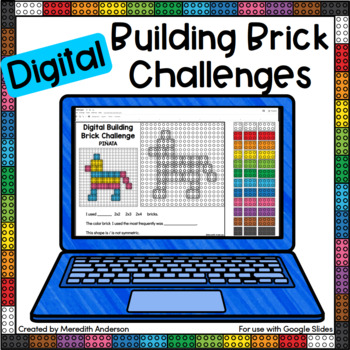 Preview of Digital STEM Activity - Cinco de Mayo Building Brick Challenges