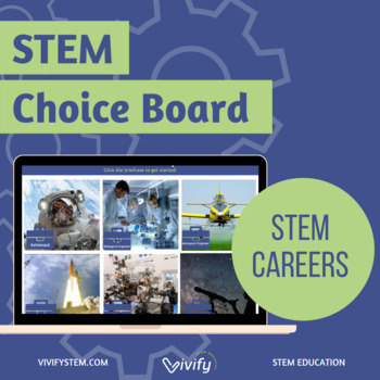 Preview of Digital STEM Choice Board: STEM Careers!