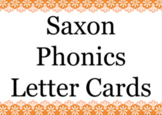 Digital Saxon Phonics Letter Cards