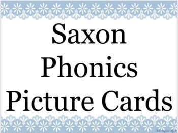Preview of Digital Saxon Phonics Picture/Sound Cards