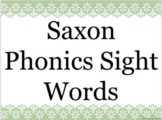 Digital Saxon Phonics Sight Word Cards