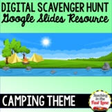 Digital Scavenger Hunt - Camping Theme