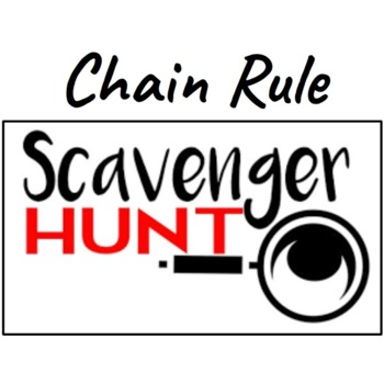 Preview of Digital Scavenger Hunt: Chain Rule