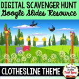 Digital Scavenger Hunt - Clothesline Theme