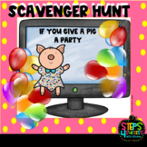 Digital Scavenger Hunt If You Give A Pig A Party distance 