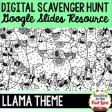 Digital Scavenger Hunt - Llama Theme