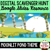 Digital Scavenger Hunt - Moonlit Pond Theme