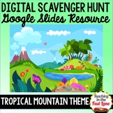 Digital Scavenger Hunt - Tropical Mountain Theme