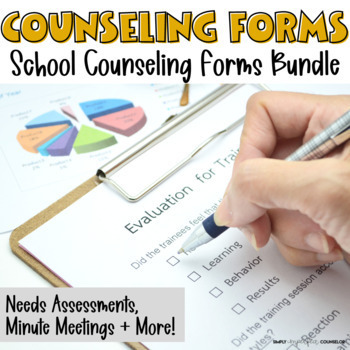Preview of Digital School Counseling Forms Bundle