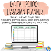 Digital School Library Planner | Editable | Google Slides