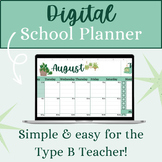 Digital School Planner (Google Sheets)