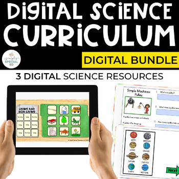 Preview of Digital Science Curriculum Bundle for Special Education - DIGITAL BUNDLE