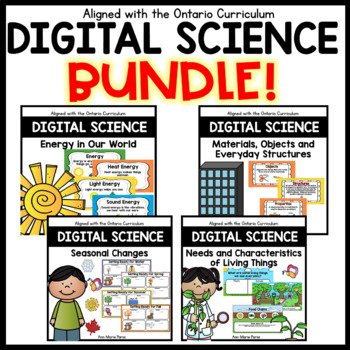 Preview of Digital Science:  Grade 1 BUNDLE (Google Slides)