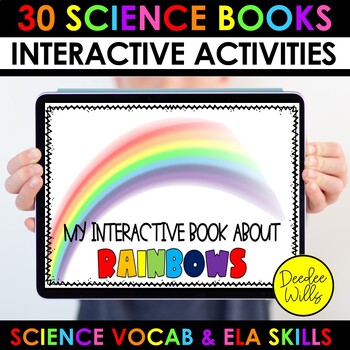 Preview of Kindergarten Science Interactive Activities - 30 Digital Interactive Books