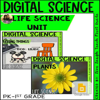 Preview of Digital Science Interactive Lessons: Life Science (Living & NonLiving, Plants)