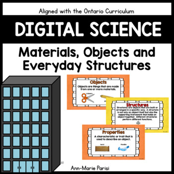 Preview of Digital Science:  Materials, Objects and Everyday Structures (Google Slides)