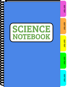 Notebook Cover Template from ecdn.teacherspayteachers.com