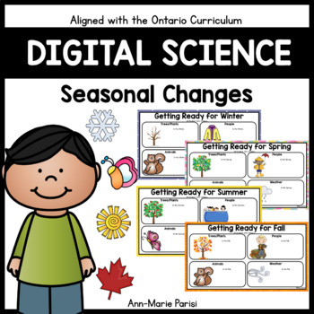 Preview of Digital Science:  Seasonal Changes (Google Slides)