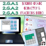 Digital Second Grade Geometry Activities {Google Slides} 2