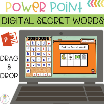 Preview of Digital Secret Words Fry 100 Sight Words