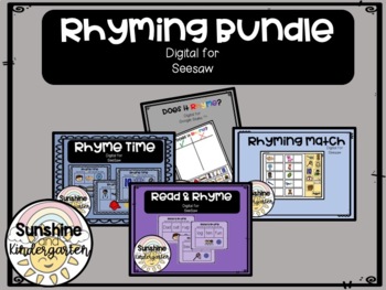 Preview of Digital Seesaw Rhyming Bundle