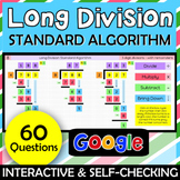 Digital Self-Checking Long Division Practice with color co