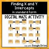 Digital Self Checking Maze Activity: Finding the X and Y I
