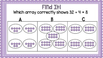 Digital Self Grading Division Quiz Check Up for Google Forms by TLTussing