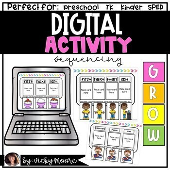 Preview of Digital Sequencing Activity | Preschool | Kindergarten | TK