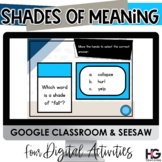Digital Shades of Meaning for Google Classroom and Seesaw 