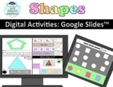 Digital Shapes Visuals and Activities for GoogleSlides™